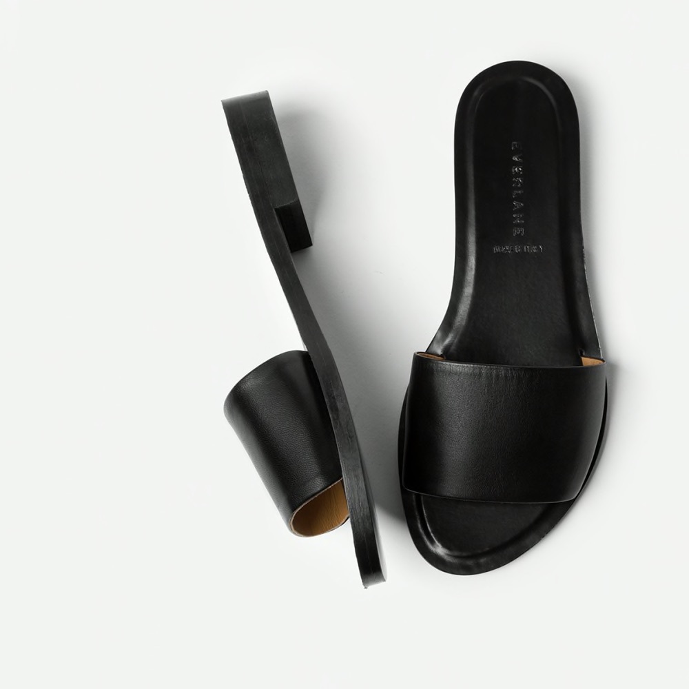Everlane Black Modern Slide Sandal 8.5